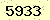 請輸入此驗證碼 : 5933