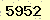 請輸入此驗證碼 : 5952