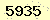 請輸入此驗證碼 : 5935