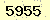 請輸入此驗證碼 : 5955