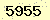 請輸入此驗證碼 : 5955