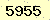 請輸入此驗證碼 : 5955