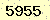 請輸入此驗證碼 : 5955