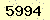 請輸入此驗證碼 : 5994