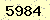 請輸入此驗證碼 : 5984