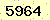 請輸入此驗證碼 : 5964