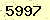 請輸入此驗證碼 : 5997