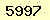 請輸入此驗證碼 : 5997
