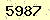 請輸入此驗證碼 : 5987