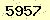 請輸入此驗證碼 : 5957