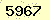請輸入此驗證碼 : 5967