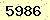 請輸入此驗證碼 : 5986