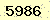 請輸入此驗證碼 : 5986