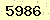 請輸入此驗證碼 : 5986