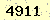 請輸入此驗證碼 : 4911