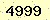 請輸入此驗證碼 : 4999