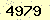 請輸入此驗證碼 : 4979