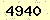 請輸入此驗證碼 : 4940