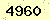 請輸入此驗證碼 : 4960