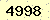 請輸入此驗證碼 : 4998