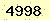 請輸入此驗證碼 : 4998
