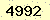 請輸入此驗證碼 : 4992