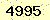 請輸入此驗證碼 : 4995