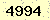 請輸入此驗證碼 : 4994