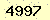 請輸入此驗證碼 : 4997