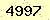 請輸入此驗證碼 : 4997