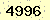 請輸入此驗證碼 : 4996