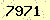 請輸入此驗證碼 : 7971