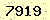 請輸入此驗證碼 : 7919