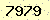 請輸入此驗證碼 : 7979