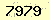 請輸入此驗證碼 : 7979