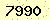 請輸入此驗證碼 : 7990