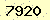 請輸入此驗證碼 : 7920