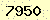 請輸入此驗證碼 : 7950