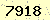 請輸入此驗證碼 : 7918