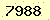 請輸入此驗證碼 : 7988