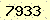 請輸入此驗證碼 : 7933