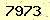 請輸入此驗證碼 : 7973