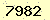 請輸入此驗證碼 : 7982