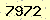 請輸入此驗證碼 : 7972