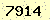 請輸入此驗證碼 : 7914