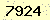 請輸入此驗證碼 : 7924