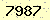 請輸入此驗證碼 : 7987