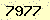 請輸入此驗證碼 : 7977