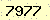 請輸入此驗證碼 : 7977