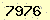 請輸入此驗證碼 : 7976